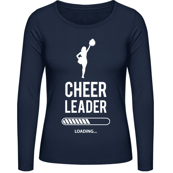 Cheerleader Loading Langermet skjorte for kvinner contain pic