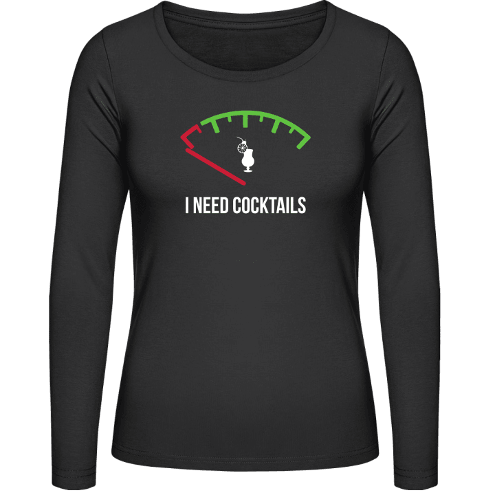 I Need Cocktails Women long Sleeve Shirt contain pic