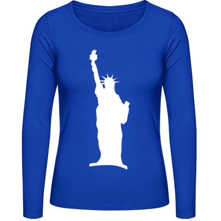 Statue of Liberty New York Langermet skjorte for kvinner contain pic