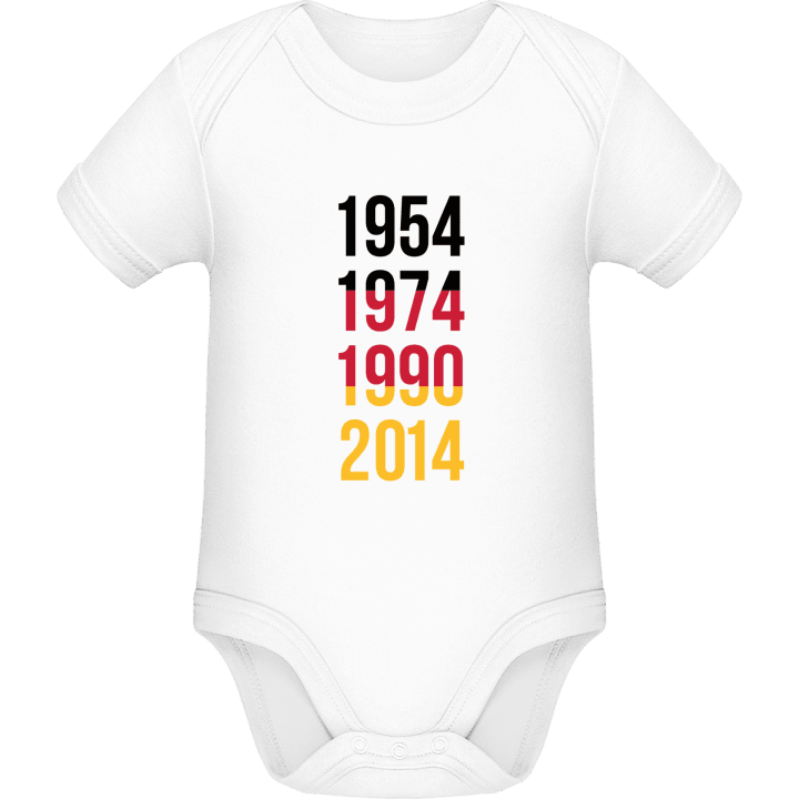 1954 1974 1990 2014 Baby Romper contain pic