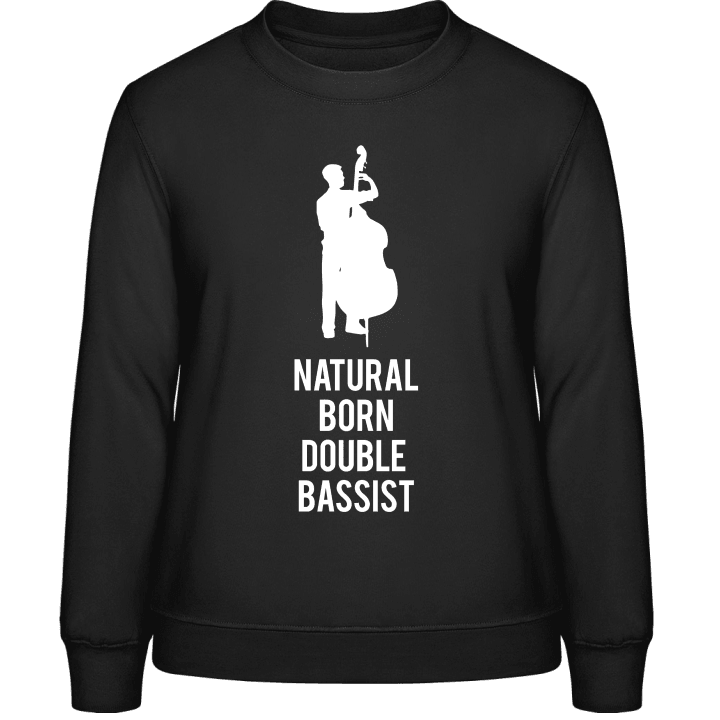 Natural Born Double Bassist Vrouwen Sweatshirt contain pic
