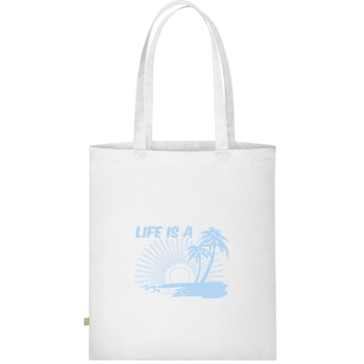 Life Is A Beach Stofftasche contain pic