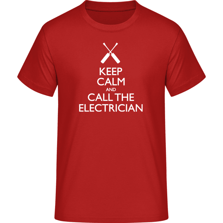 Keep Calm And Call The Electrician T-skjorte 0 image