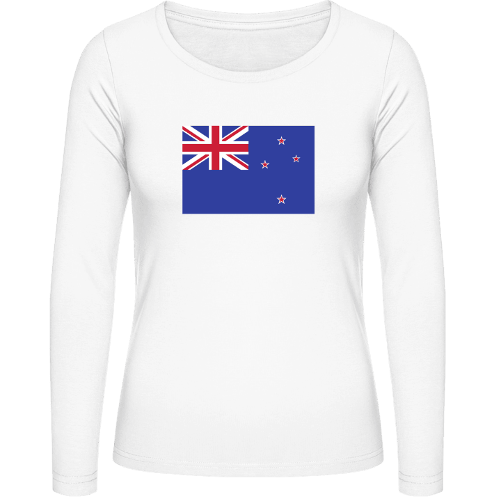 New Zeeland Flag T-shirt à manches longues pour femmes contain pic