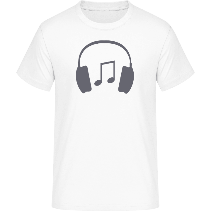 Headphones with Music Note Maglietta 0 image