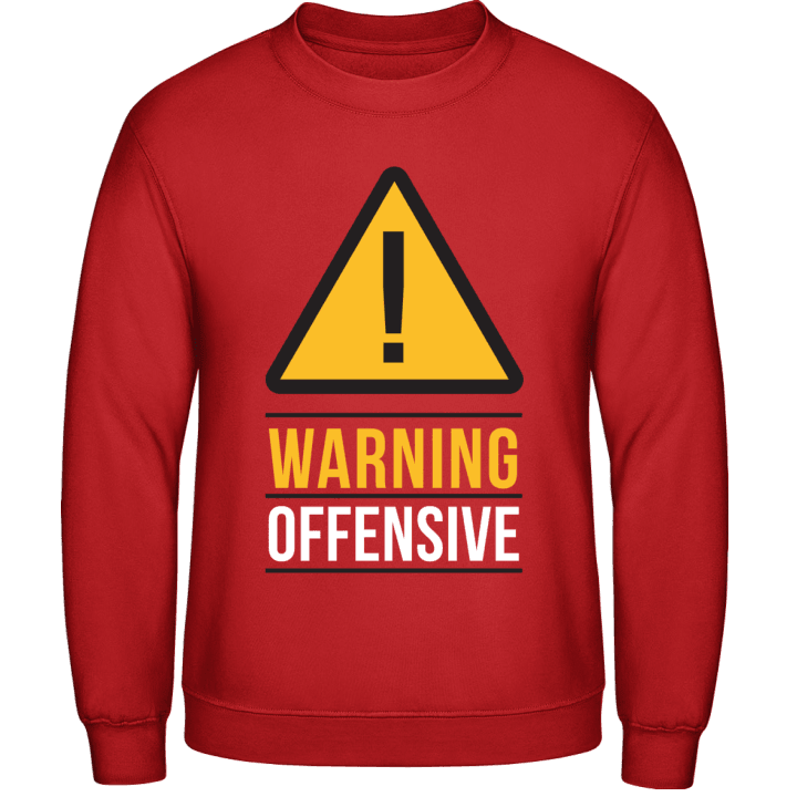 Warning Offensive Sweatshirt 0 image