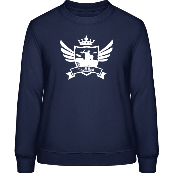 Drummer Winged Sweat-shirt pour femme contain pic