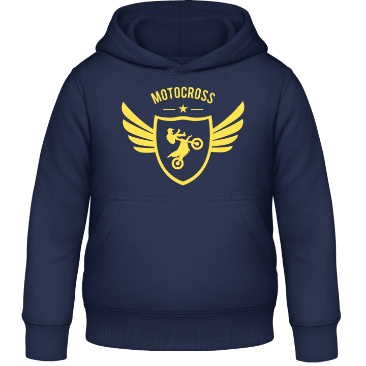 Motocross Winged Kids Hoodie contain pic