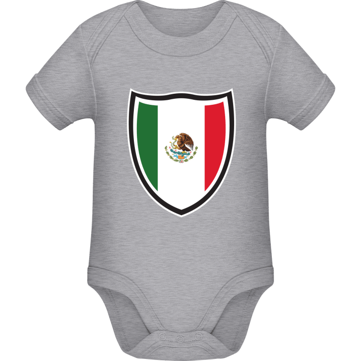 Mexico Flag Shield Baby Romper contain pic