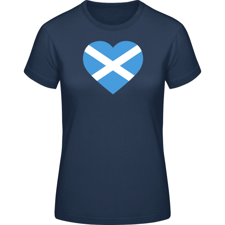 Scotland Heart Flag T-shirt för kvinnor 0 image