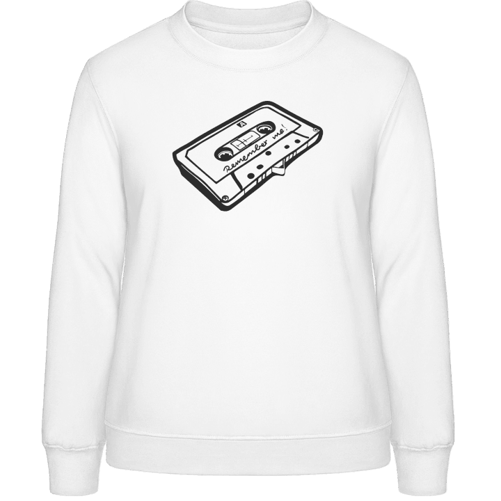 Retro Cassette Remember Me Sweatshirt för kvinnor contain pic