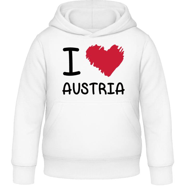 I Love Austria Felpa con cappuccio per bambini contain pic
