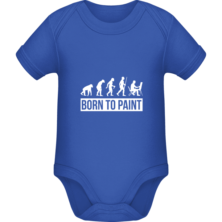 Born To Paint Evolution Baby Romper contain pic