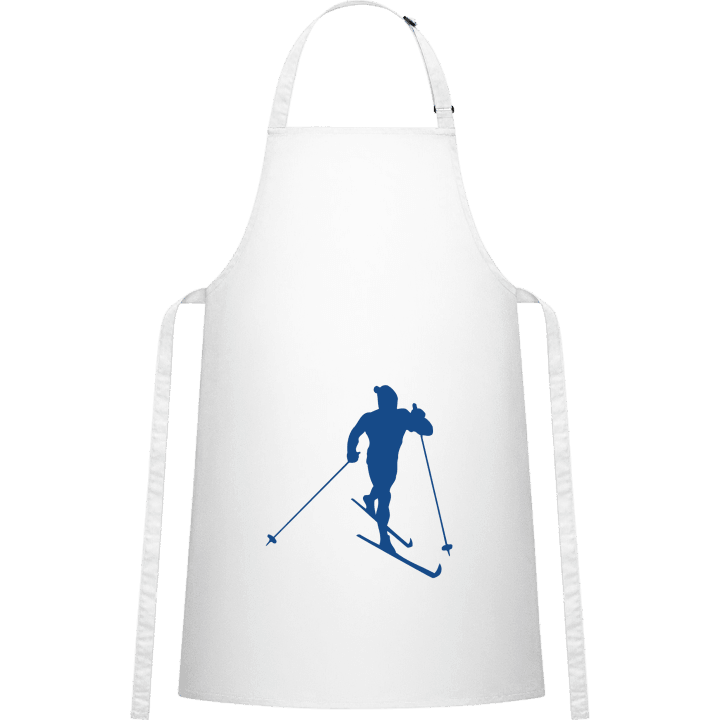 El esquí de fondo Delantal de cocina contain pic