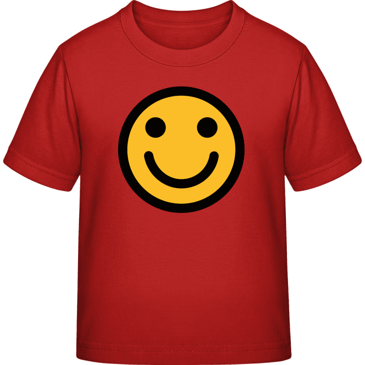 Happy Emoticon T-skjorte for barn contain pic