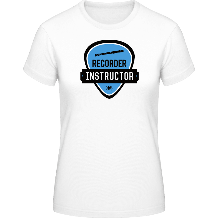 Recorder Instructor T-skjorte for kvinner contain pic