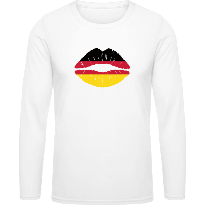 German Kiss Flag Långärmad skjorta contain pic
