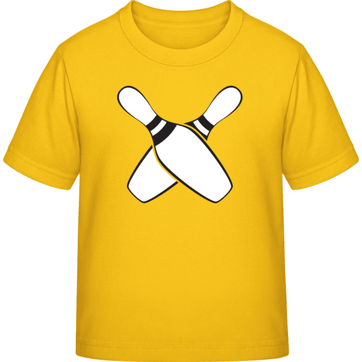 Bowling Crossed T-shirt för barn contain pic