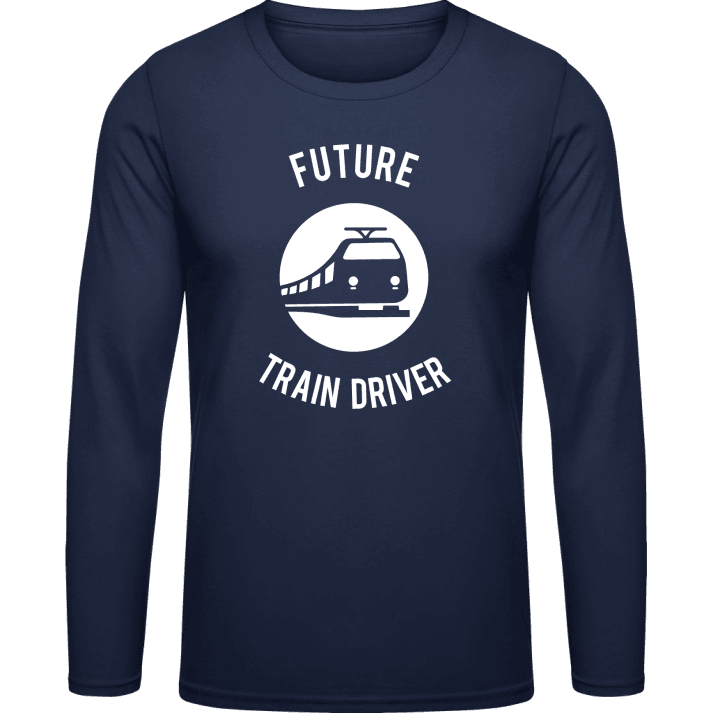 Future Train Driver Silhouette Långärmad skjorta contain pic