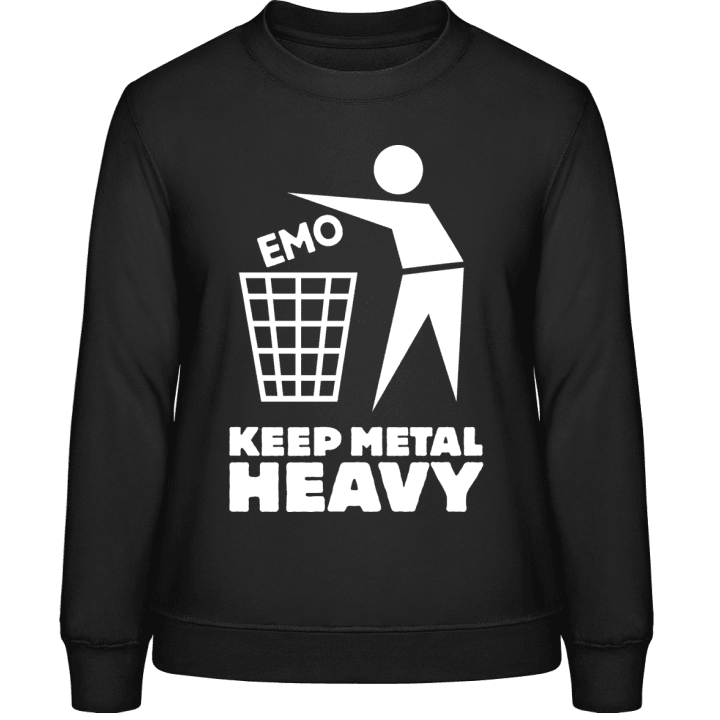 Keep Metal Heavy Felpa donna contain pic