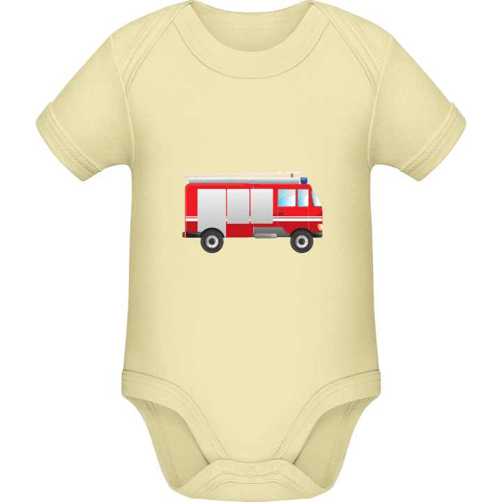 Feuerwehrauto Baby Strampler 0 image