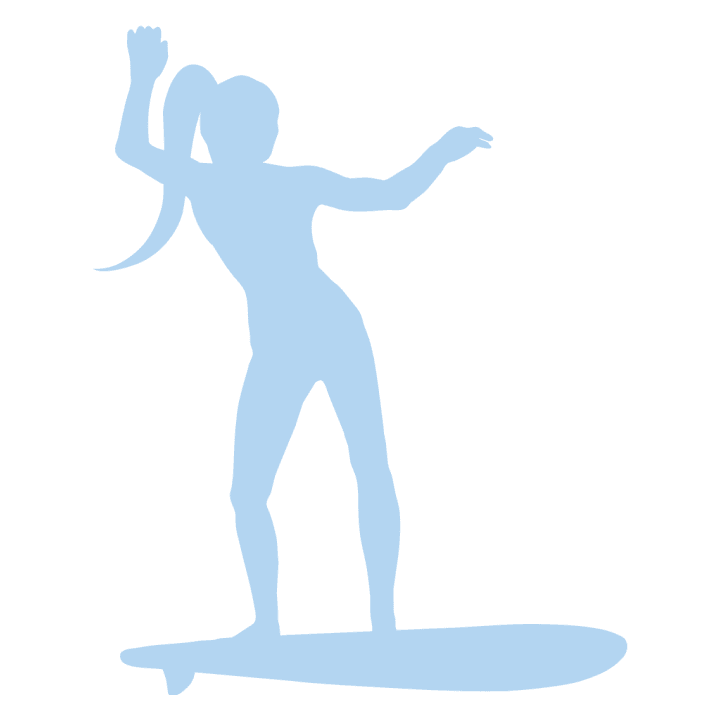 Surfing Girl Vrouwen Sweatshirt 0 image