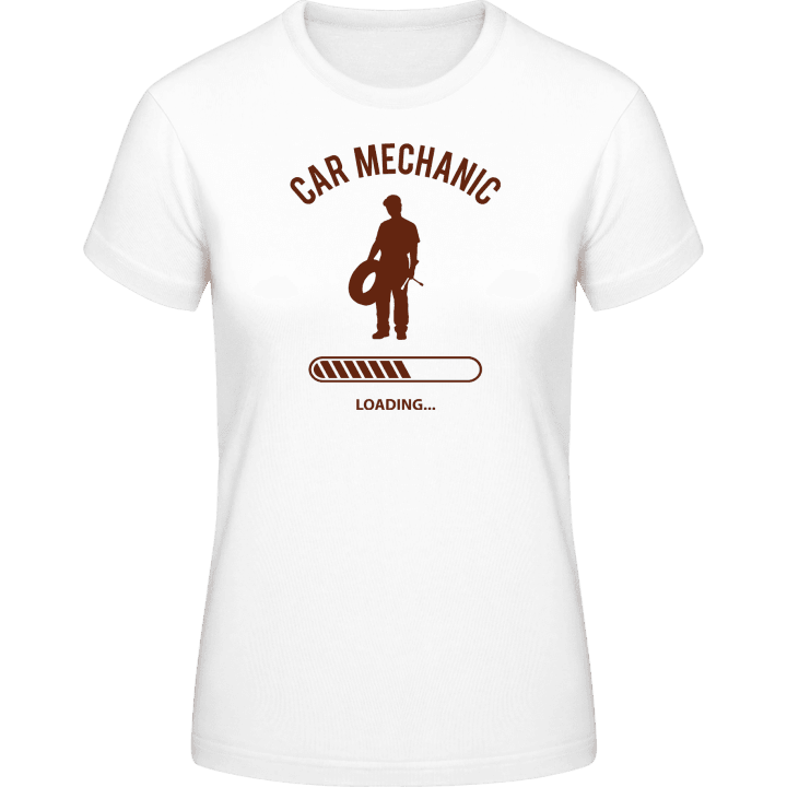 Car Mechanic Loading T-skjorte for kvinner contain pic