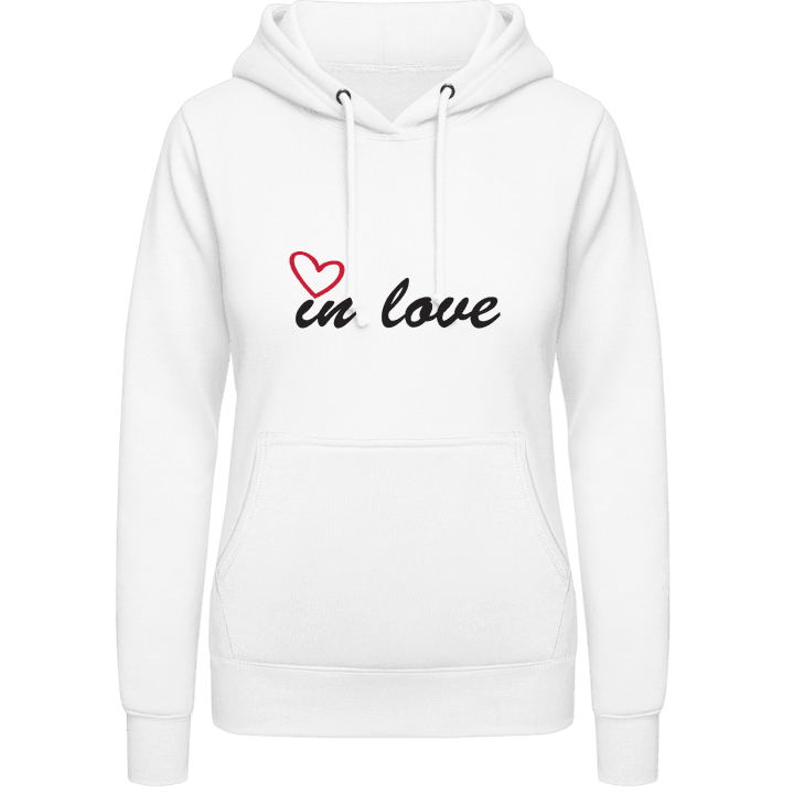In Love Logo Sweat à capuche pour femme contain pic