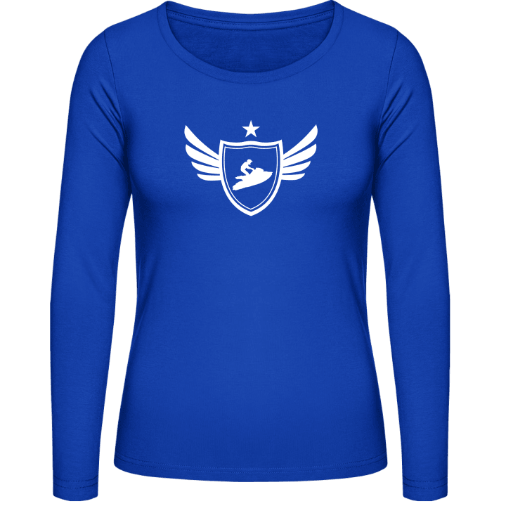 Jet Ski Star Frauen Langarmshirt contain pic