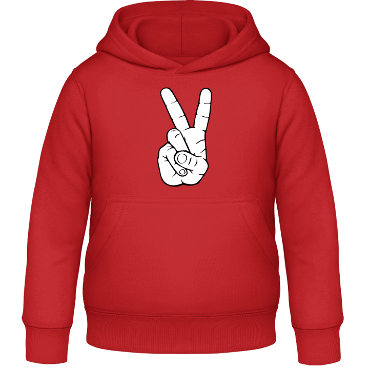 Victory Sign Kids Hoodie contain pic