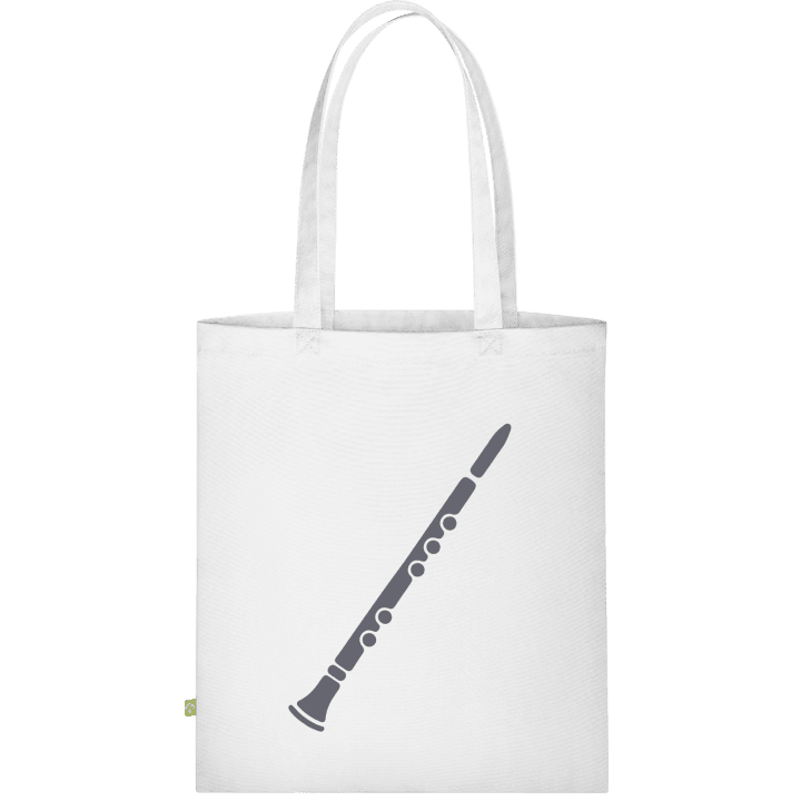 Clarinet Silhouette Väska av tyg contain pic