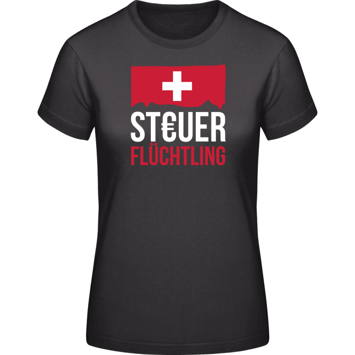 Steuerflüchtling Schweiz T-shirt för kvinnor contain pic