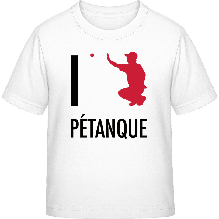 I Love Pétanque Kinder T-Shirt contain pic