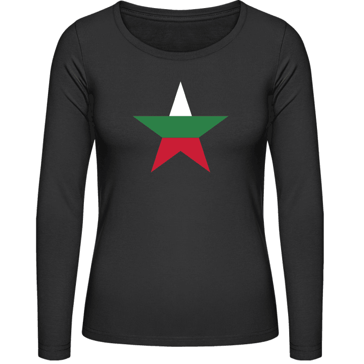 Bulgarian Star Langermet skjorte for kvinner contain pic