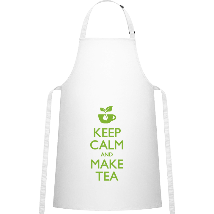 Keep calm and make Tea Delantal de cocina contain pic