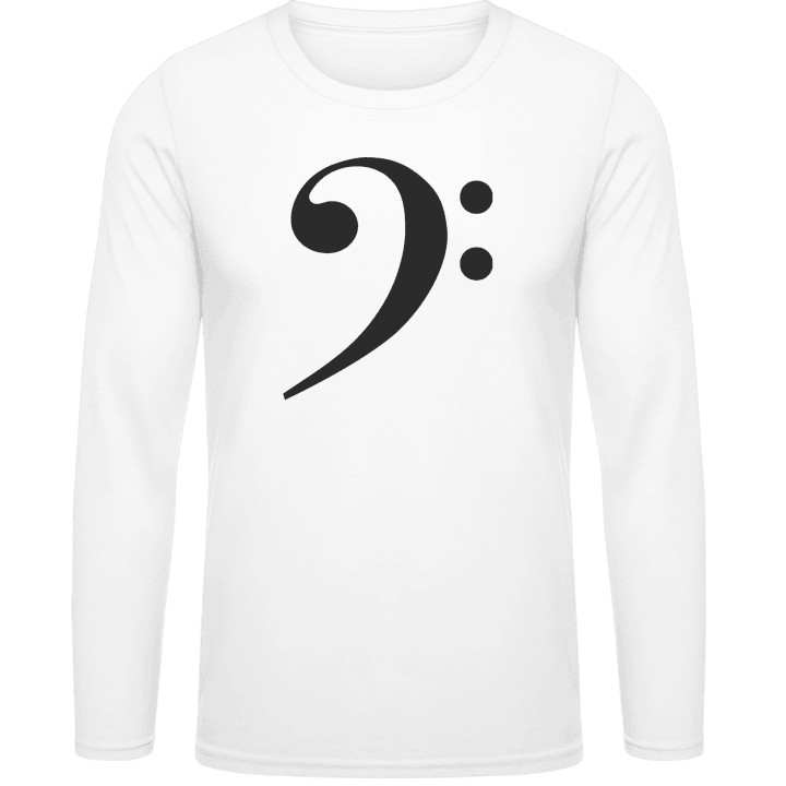 Bass Clef Long Sleeve Shirt contain pic