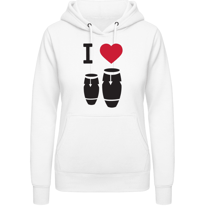 I Heart Percussion Vrouwen Hoodie contain pic