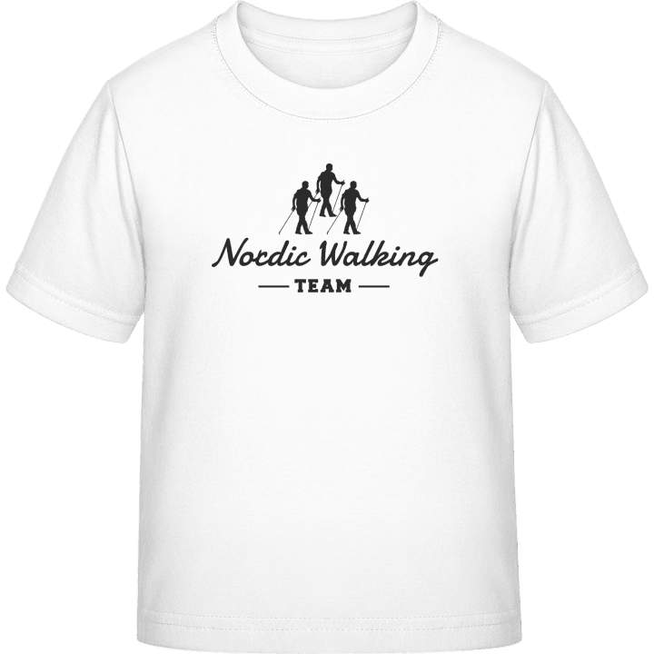 Nordic Walking Team T-skjorte for barn contain pic