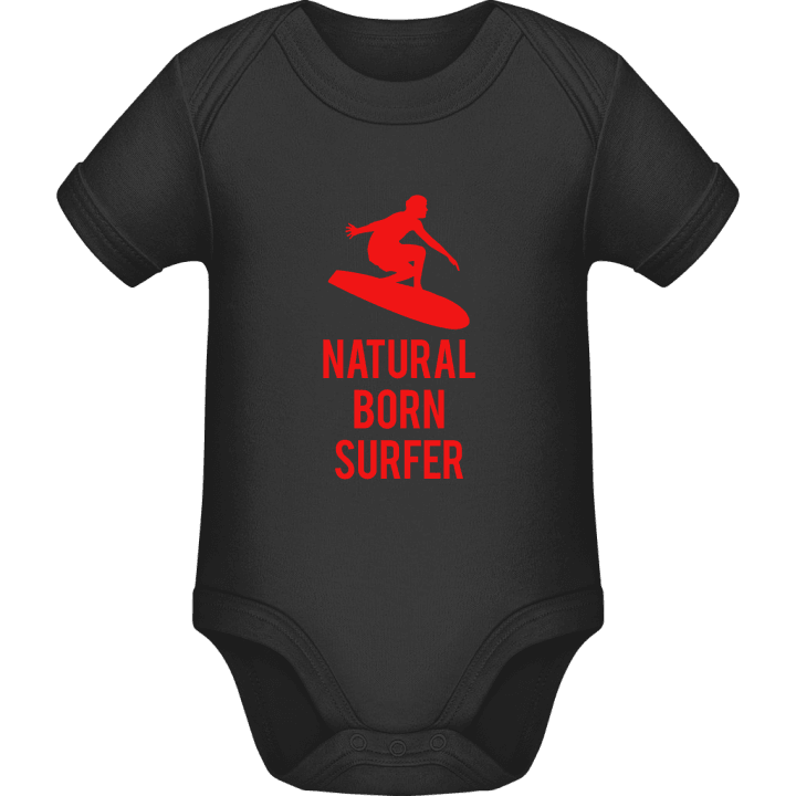 Natural Born Wave Surfer Baby romper kostym contain pic