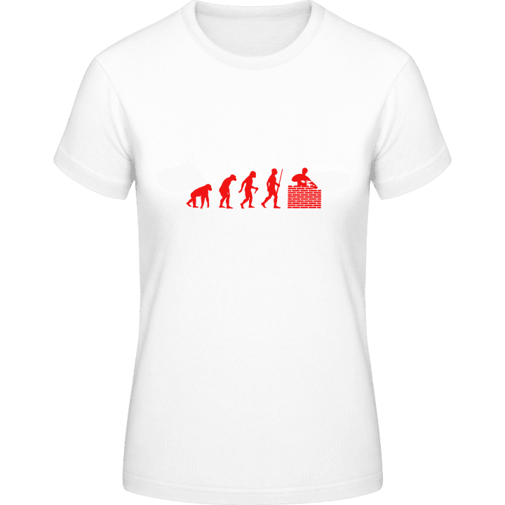 Bricklayer Evolution T-skjorte for kvinner contain pic