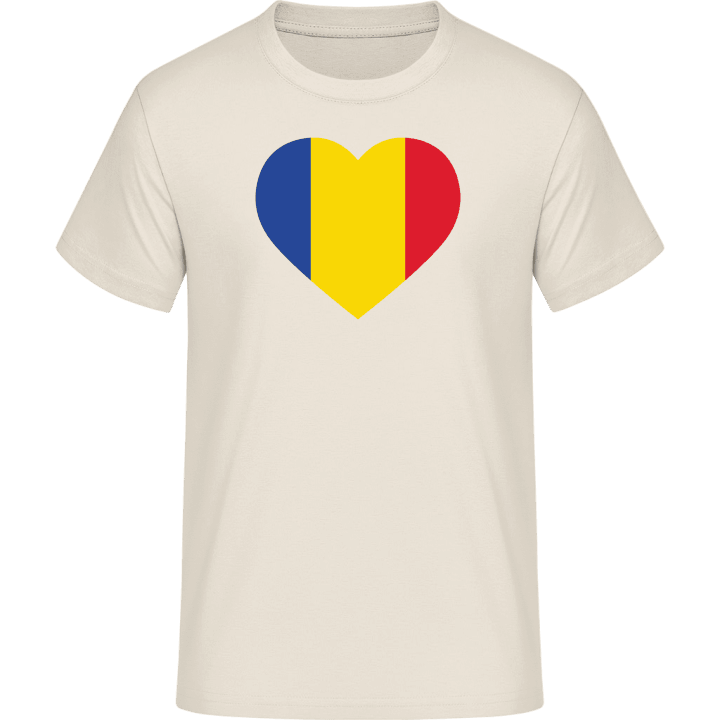Romania Heart Flag T-skjorte contain pic