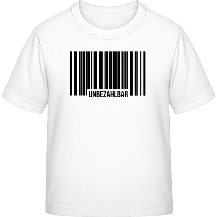 Unbezahlbar Barcode T-skjorte for barn contain pic