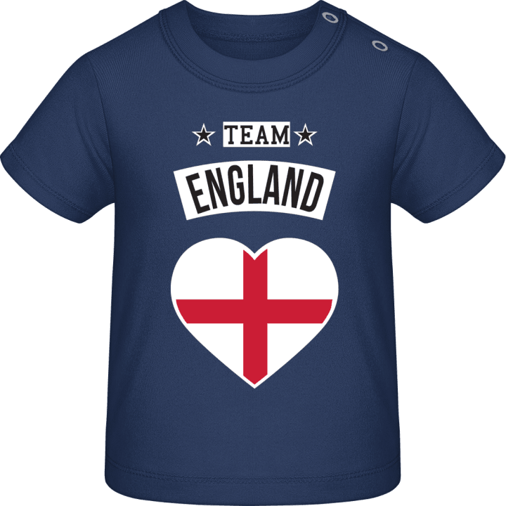 Team England Heart T-shirt för bebisar contain pic