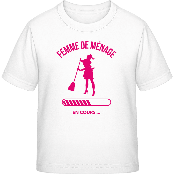 Femme de ménage en cours T-shirt för barn 0 image