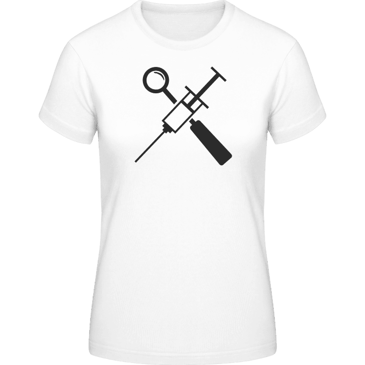 Doctor Tools T-skjorte for kvinner contain pic