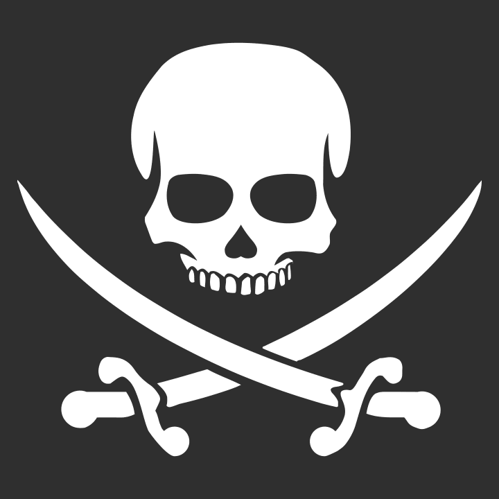 Pirate Skull With Crossed Swords Sweatshirt til kvinder 0 image