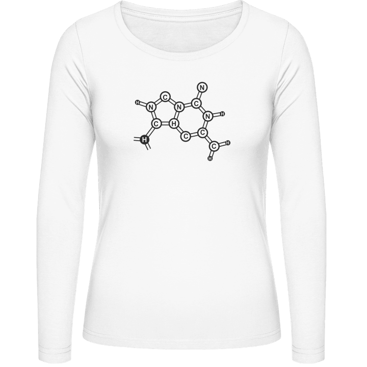 Chemical Formula HCN Vrouwen Lange Mouw Shirt 0 image