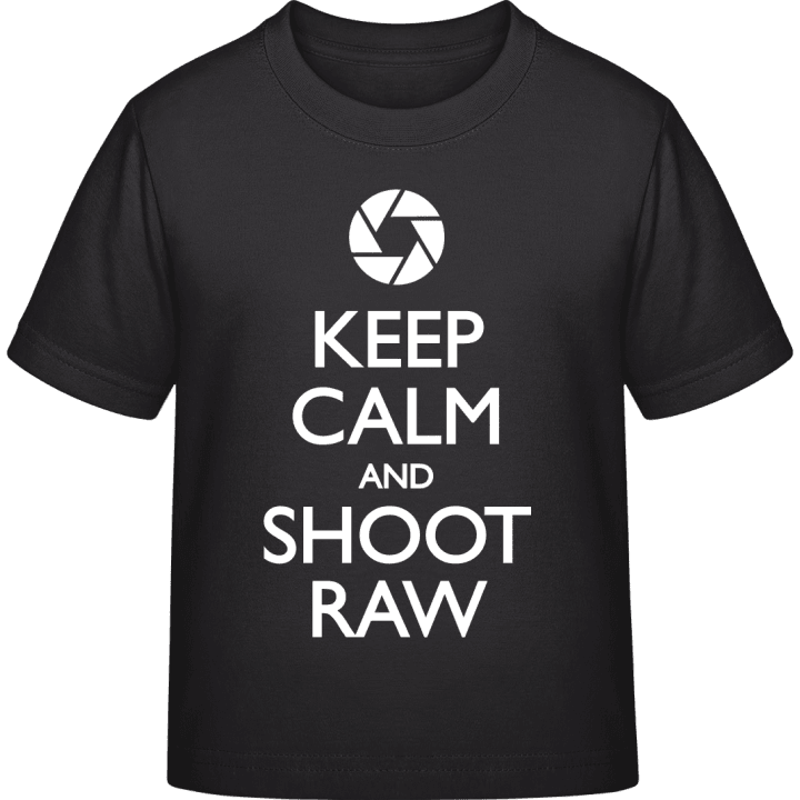 Keep Calm and Shoot Raw T-skjorte for barn 0 image
