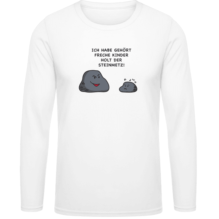 Freche Kinder holt der Steinmetz T-shirt à manches longues contain pic