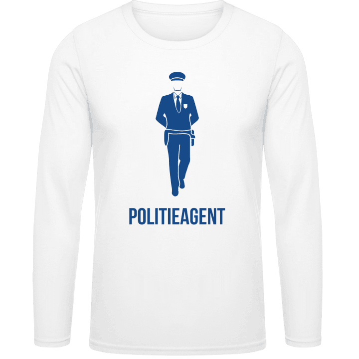 Politieagent Silhouette Long Sleeve Shirt contain pic